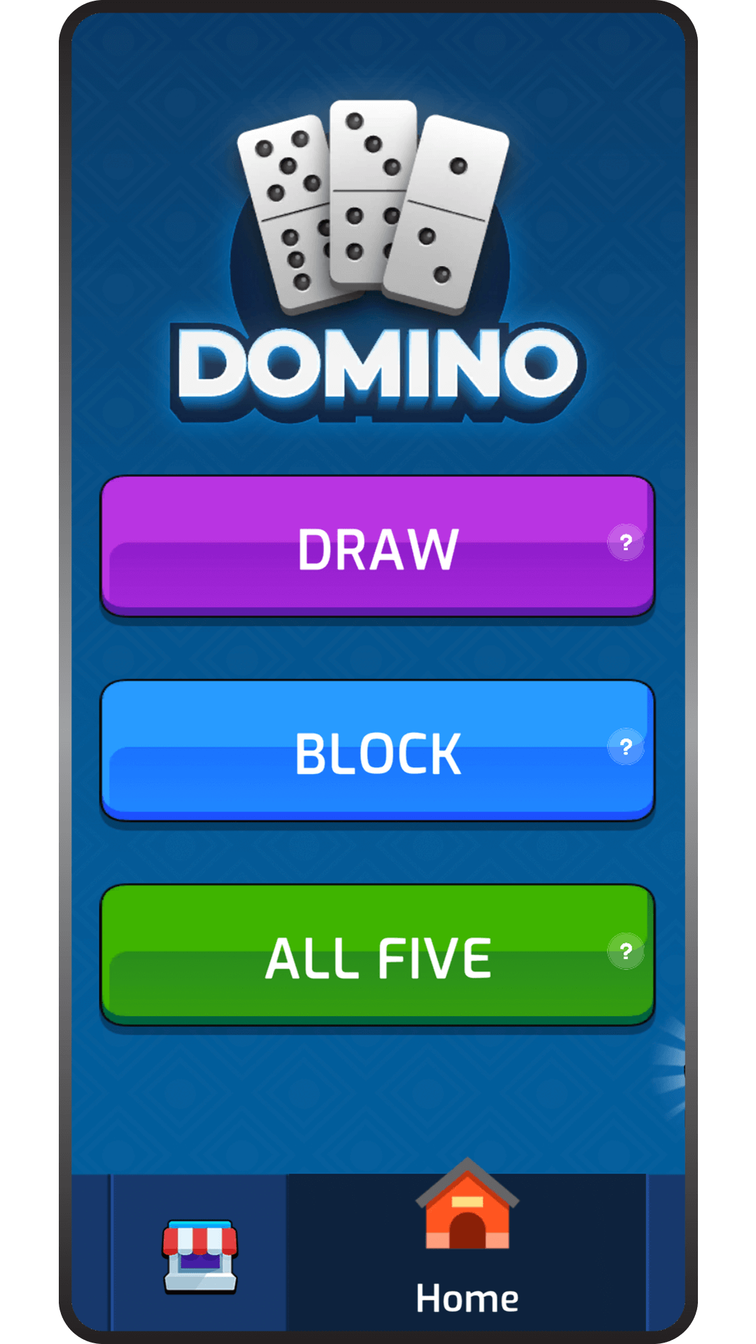 Dominoes game screenshot one